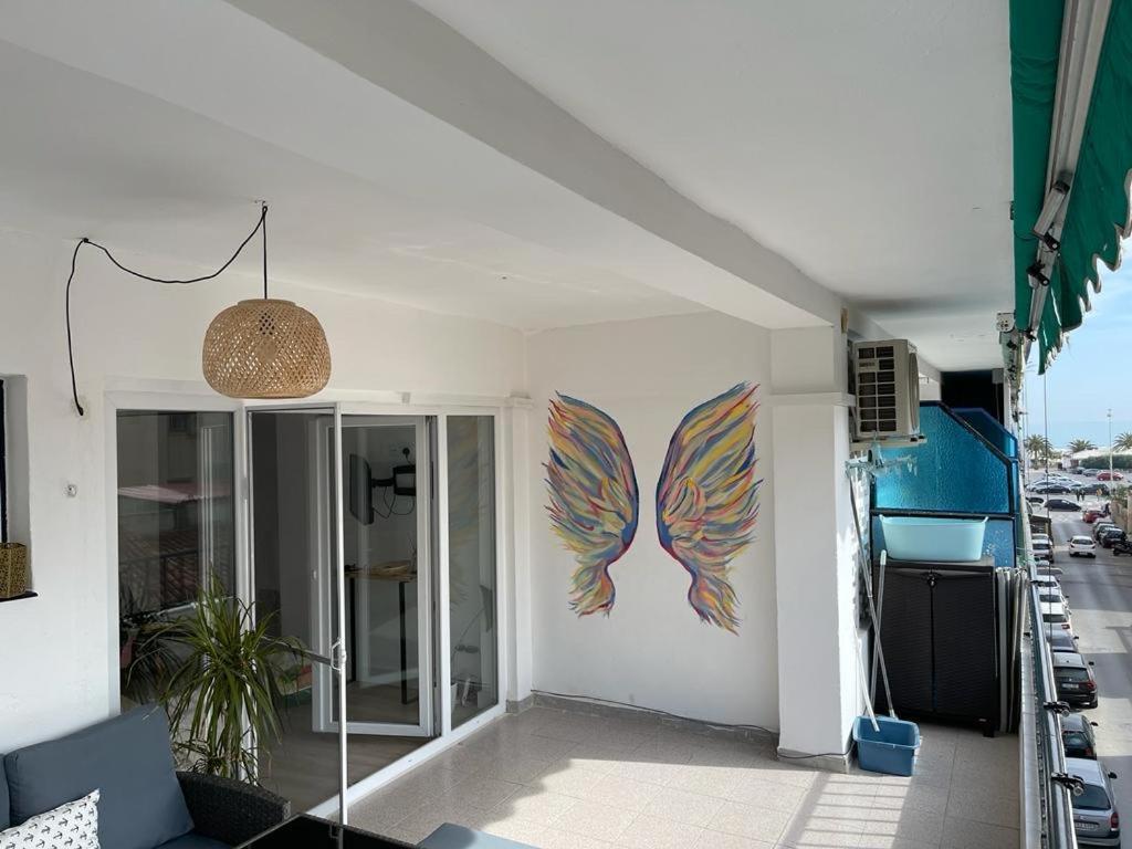 Sunny 3 Bed Beach Flat - Large Terrace With Sea View Sagunto المظهر الخارجي الصورة
